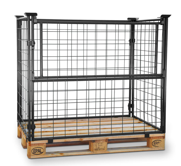 Aufsatz-Gitterrahmen - schwarz